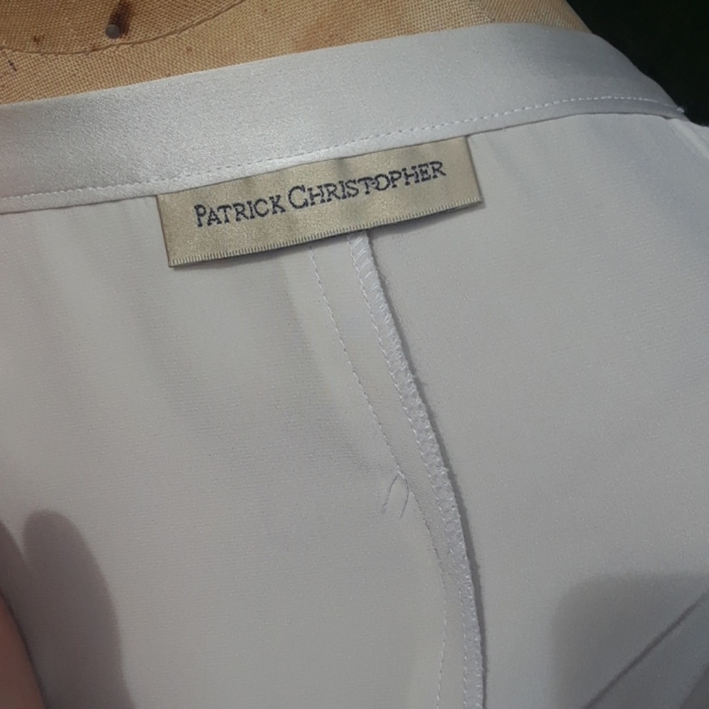 NEW Patrick Christopher Beige Silk Skirt sz 6 - Picture 6 of 10